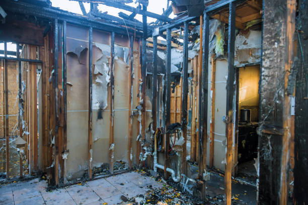 Professional Emergency Fire Cleanup technician working in Overlea, MD